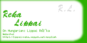 reka lippai business card